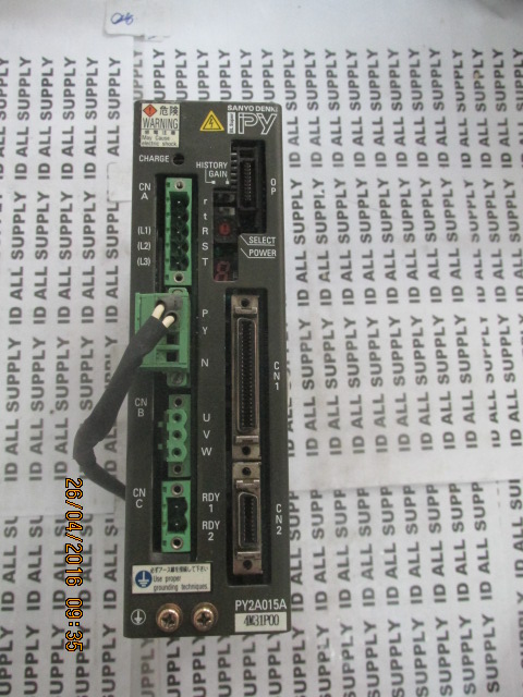SERVO DRIVE " SANYO DENKI " MODEL : PY2A015A4M31P00