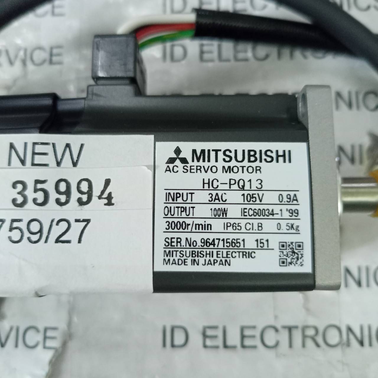 รับซ่อม HC-PQ13 MOTOR "MITSUBISHI"