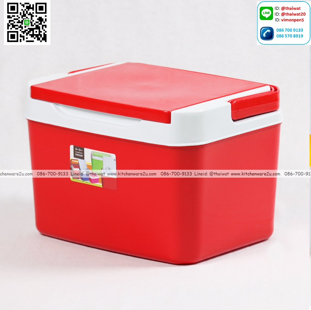 P12548 กระติกเหลี่ยม 12.5 ลิตร (กว้าง 28.8 cm. x ยาว 37.8 cm. x สูง 25.6 cm.) No.258 ราคาขายส่งต่อ 1 โหล: 12 ใบ: เฉลี่ย 190 บต่อใบ