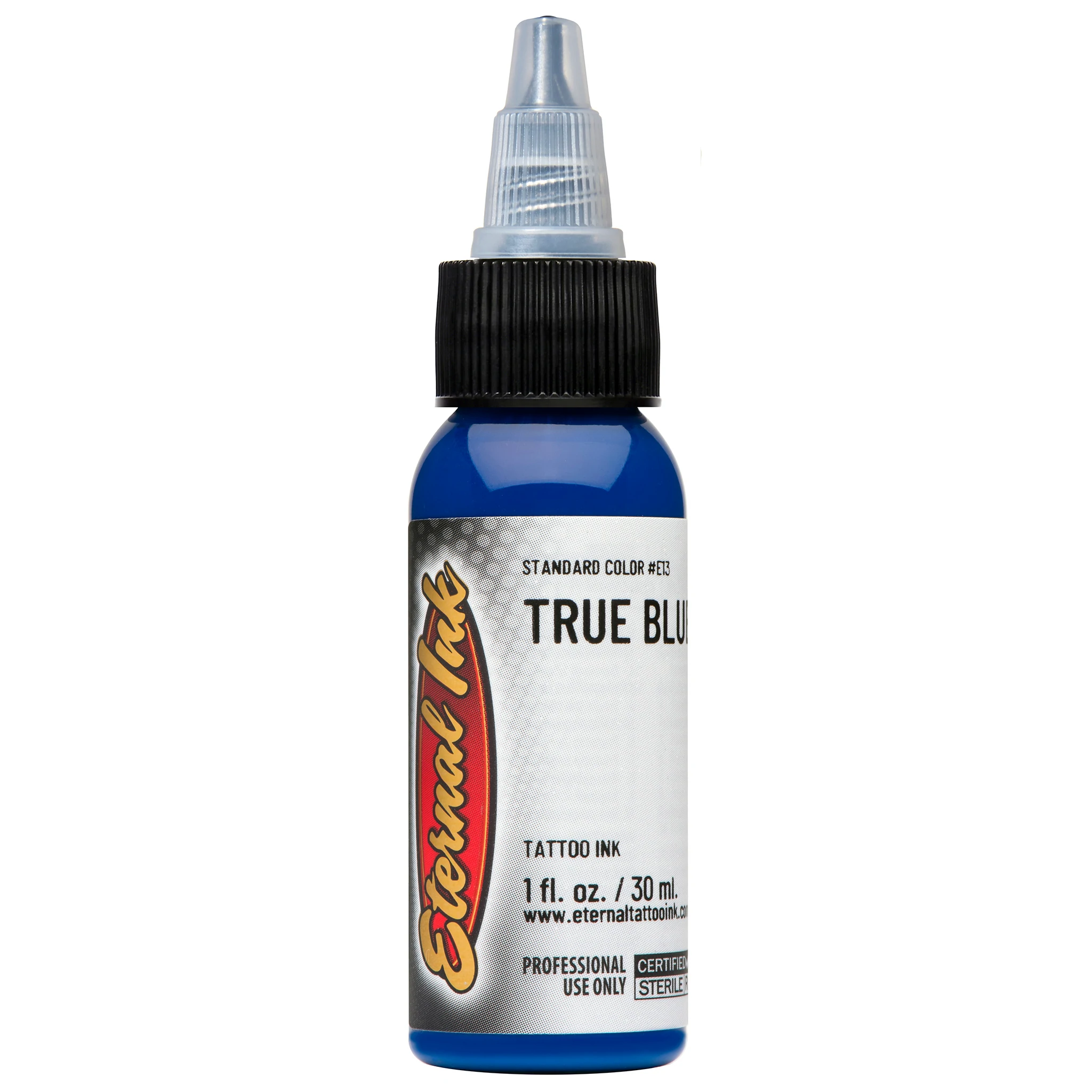 หมึกสักสีน้ำเงินและเฉดสีน้ำเงิน ETERNAL BLUE INK 1oz.