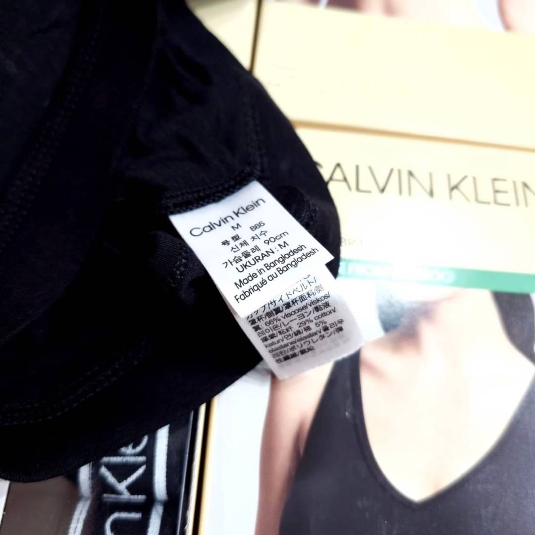 !!ของแท้ 100%!! ชุดชั้นใน Calvin klein CK Set 2 ตัว made from bamboo สีดำ