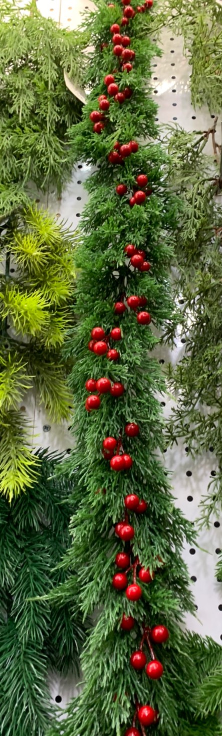 สายสนคริสต์มาสตกแต่งสนนอก ขนาด1เมตรTOP GARLAND.