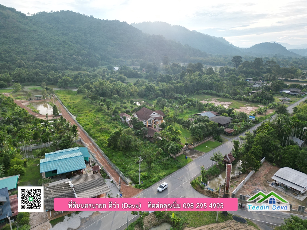 ที่ดินนครนายก วิวภูเขา ใกล้ ภุตะลึง คาเฟ่ เนื้อที่ 5 ไร่ 2 งาน ทำเลดี ทำธุรกิจได้