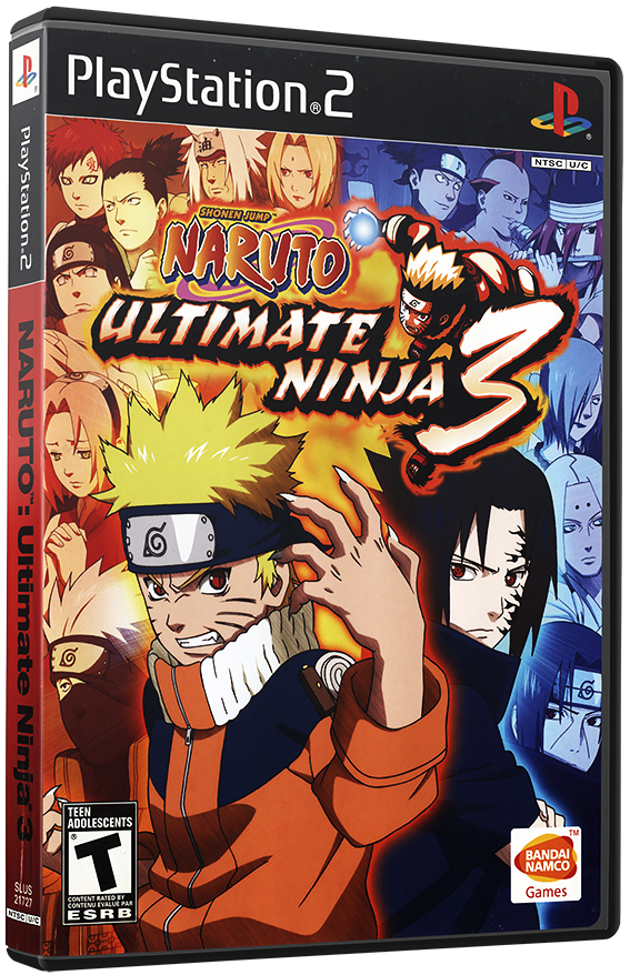 แผ่นเกมส์ PS2 : Naruto - Ultimate Ninja 3