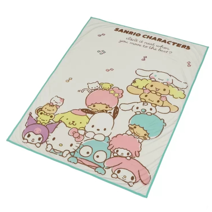 Cooling blanket ผ้าห่มเย็นลายลิขสิทธิ์ มีให้เลือก 4 ลาย Sumikko / Cinnamoroll / Sanrio Characters ***เหลือลายเดียว Cinnamon roll