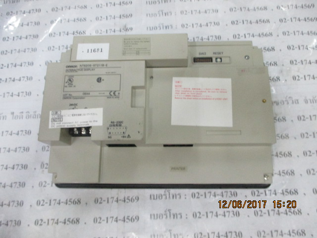 LCD TOUCH SCREEN " OMRON " MODEL : NT620S-ST211B-E