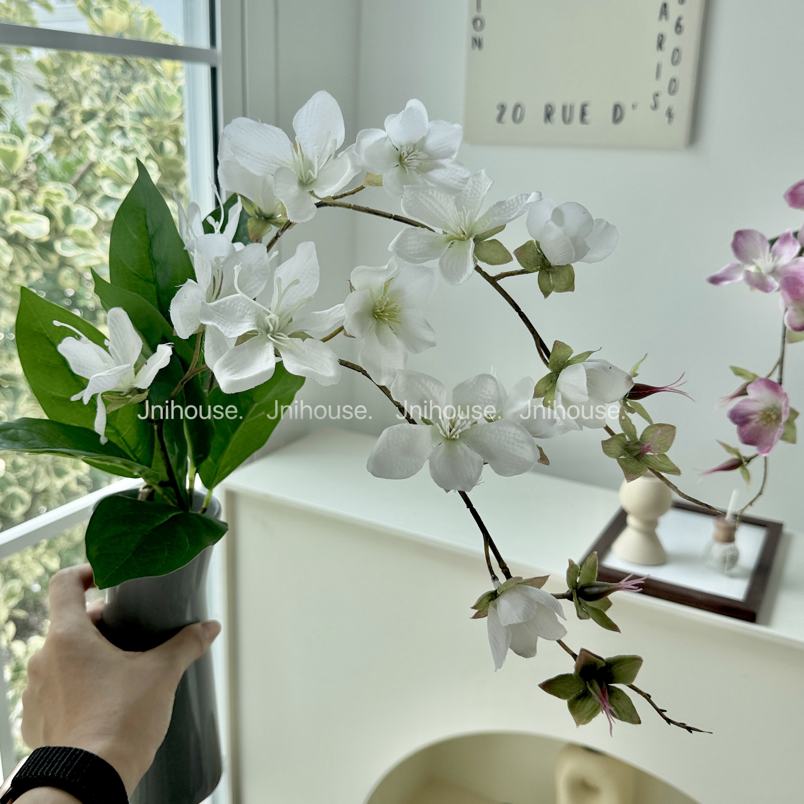 [พร้อมส่ง] Jnihouse : ดอกไม้ระย้า ดอกไม้ประดิษฐ์ (ลาร์คสเปอร์)