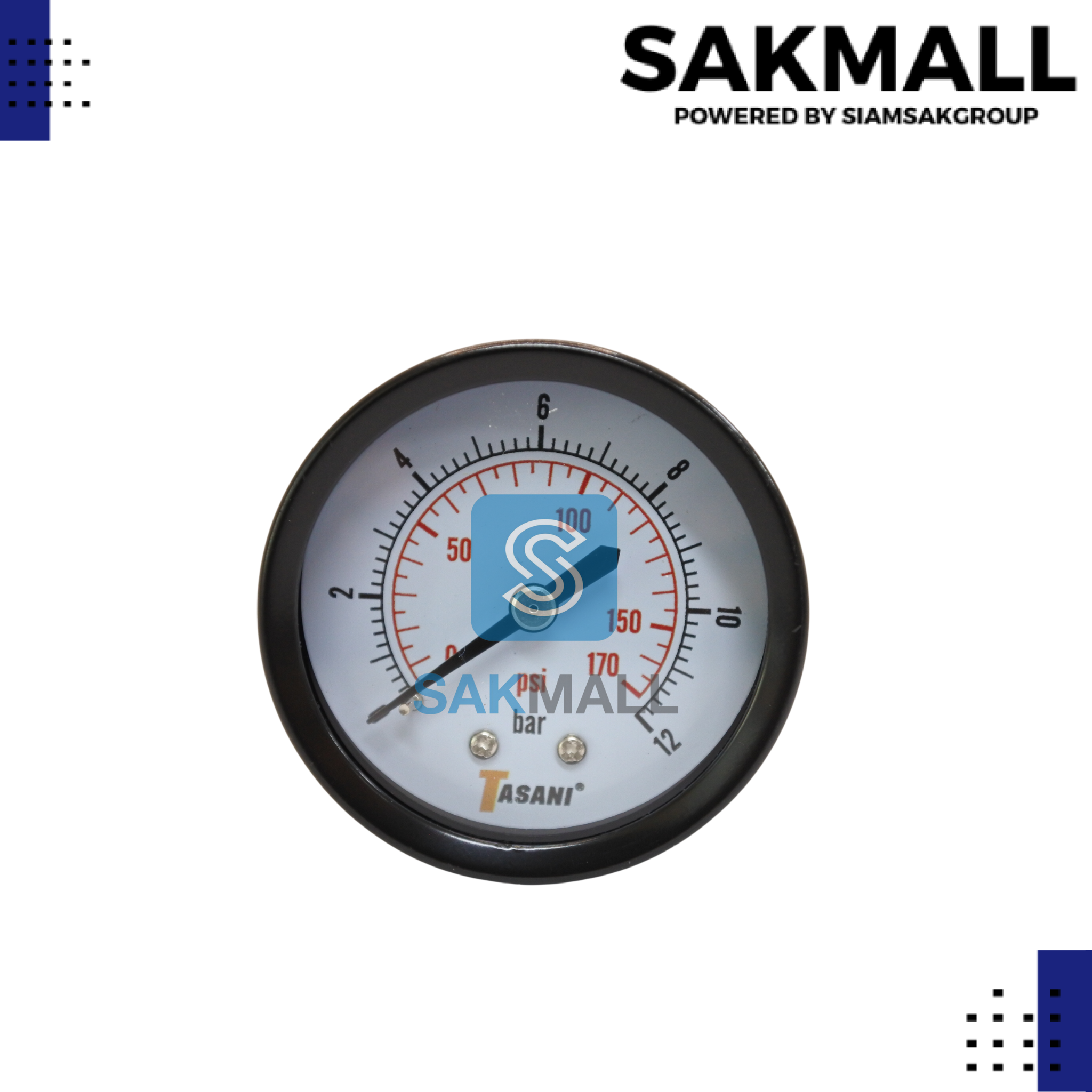 Pressuse Gauge ออกหลัง X-50 (12 Bar -170 Psi) TASANI