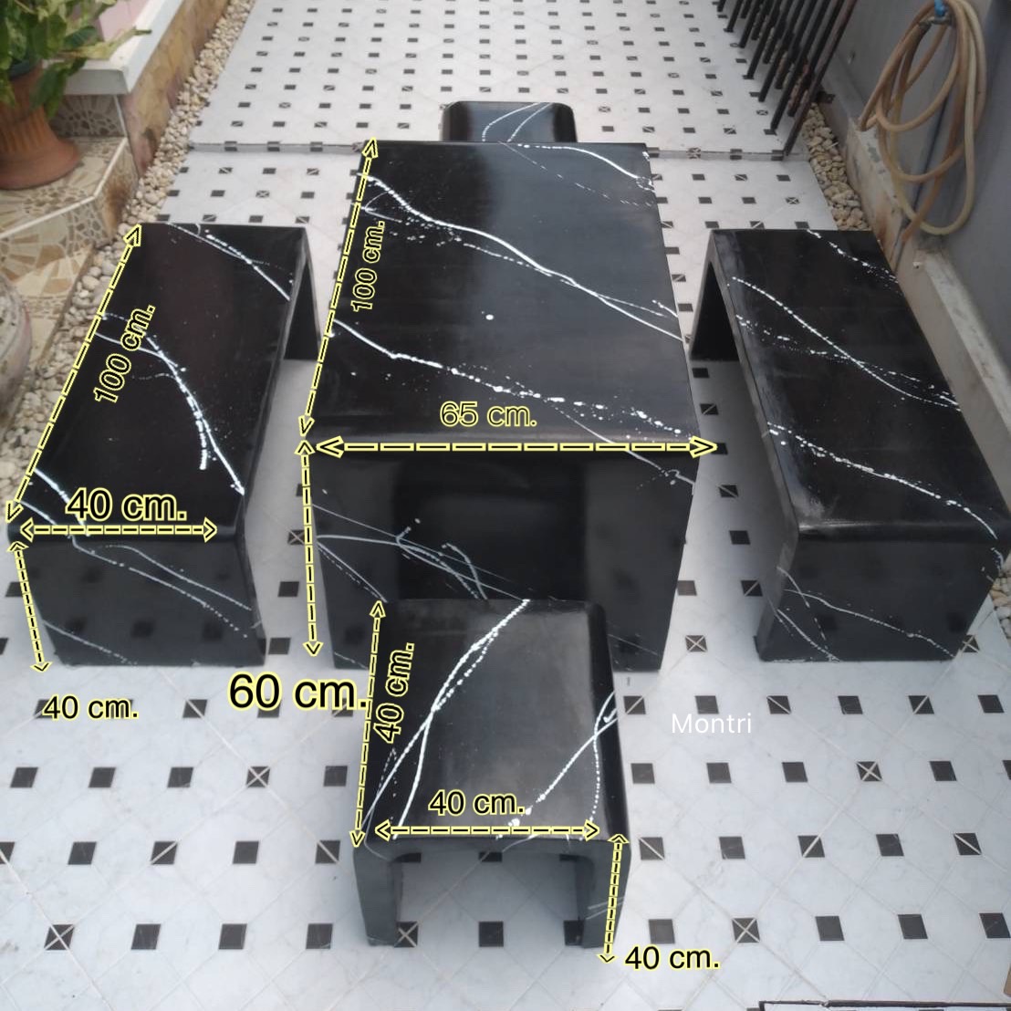 โต๊ะสนาม ชุดโต๊ะสนาม โต๊ะสนามกลางแจ้ง ชุดโต๊ะสนามกลางแจ้ง โต๊ะสนามใกล้ฉัน ขนาด 1 เมตร สวยแข็งแรงทนทาน