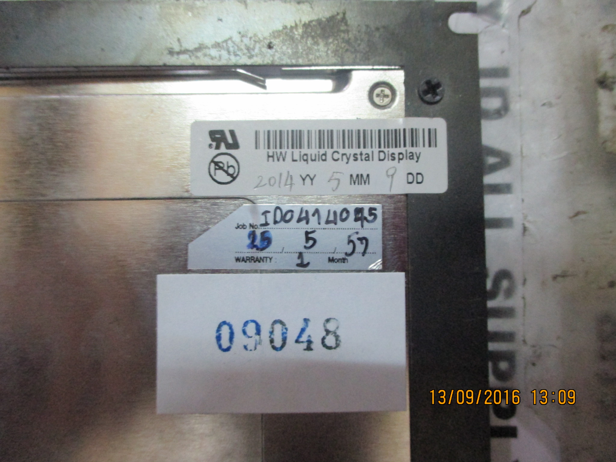 LCD PANEL " HITACHI " MODEL : SX17Q03L0BLZZ