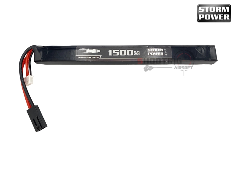 แบตลิโพ Storm Power 25C 11.1V 1500mAh สำหรับ AK