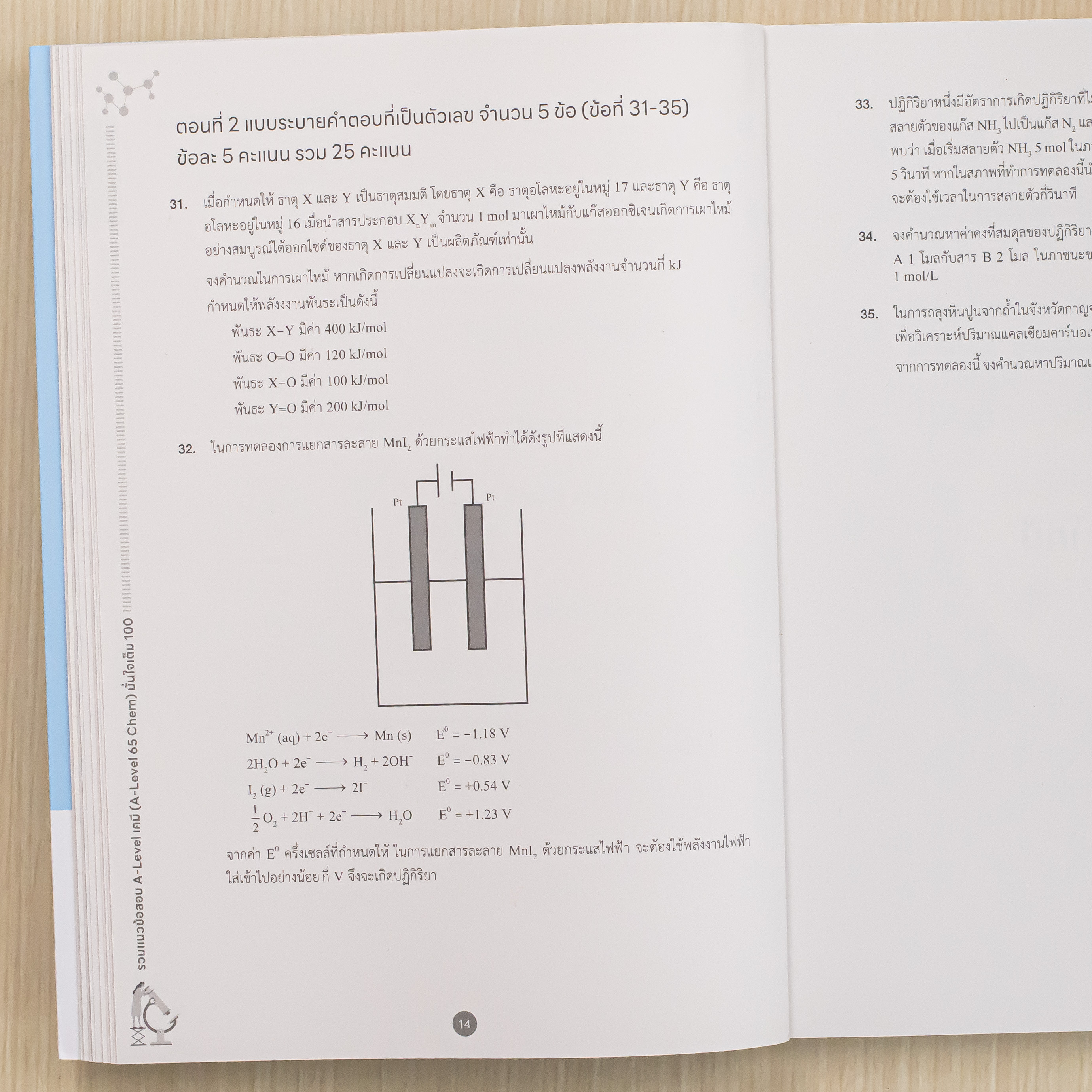 Infopress (อินโฟเพรส) หนังสือ รวมแนวข้อสอบ A-Level เคมี (A-Level 65 Chem) มั่นใจเต็ม 100 - 10197