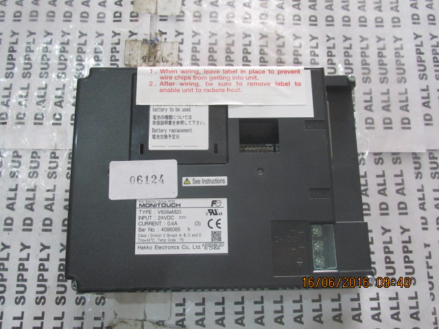 HMI " HAKKO " MODEL : V606EM20