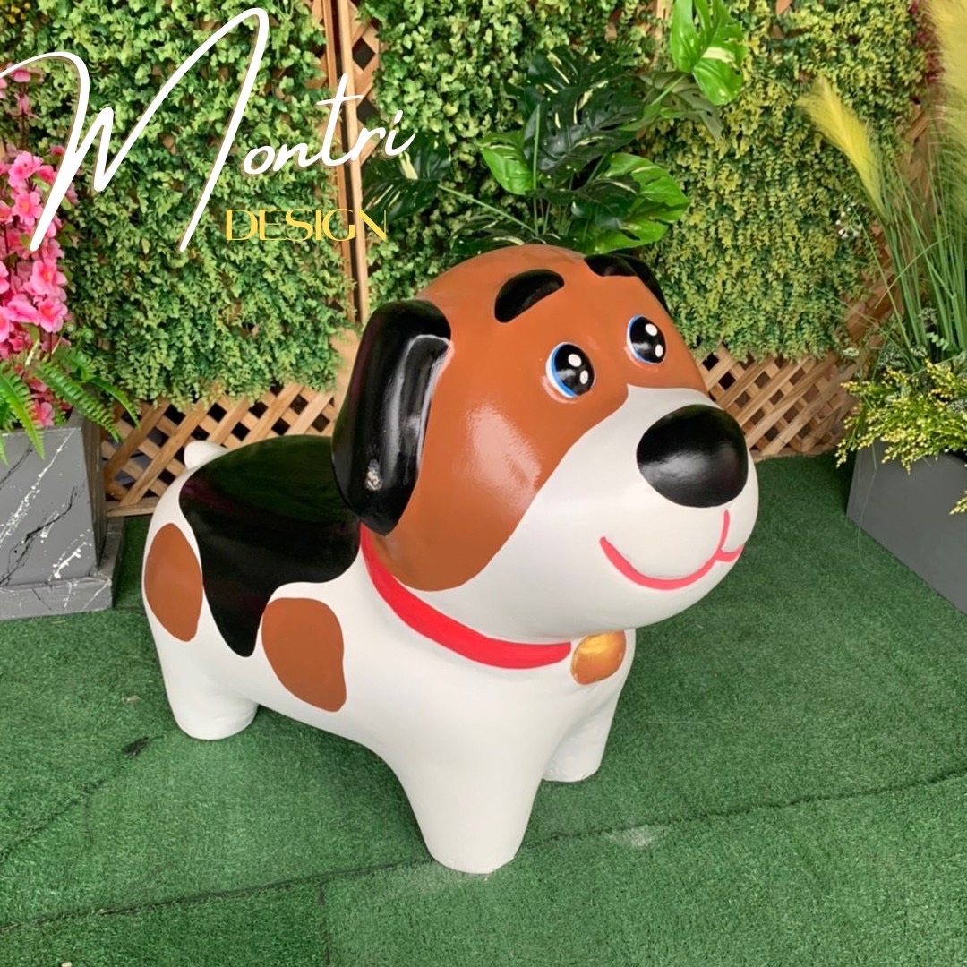 ตุ๊กตาแต่งสวน รูปสัตว์ปูนปั้นแต่งสวน ตุ๊กตาแต่งรูปปั้นสุนัข ตุ๊กตาแต่งสวนรูปม้าโพนี่ รูปปั้นม้าโพนี่ set คู่ 2 ตัว สุดคุ้ม