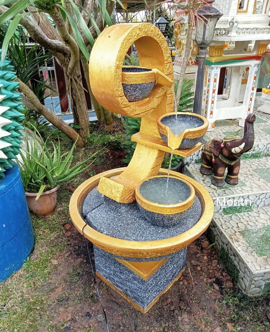 น้ำล้นโมเดิร์น เลข 9 มงคล น้ำพุแต่งสวน ฮวงจุ้ยน้ำพุ น้ำล้นเลข9 ชุดน้ำตกแต่งสวน น้ำล้นแต่งสวน น้ำตกตั้งพื้น