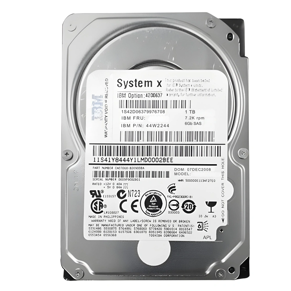 HDD Server IBM x3100 M1 1TB 6Gbps 7.2k Harddisk Server