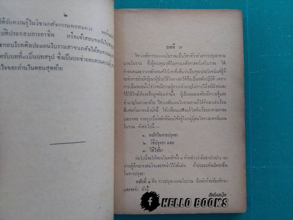 ตำราหมอแผนโบราณโดยสังเขป ทางปรุงยา, ทางบำบัดรักษา