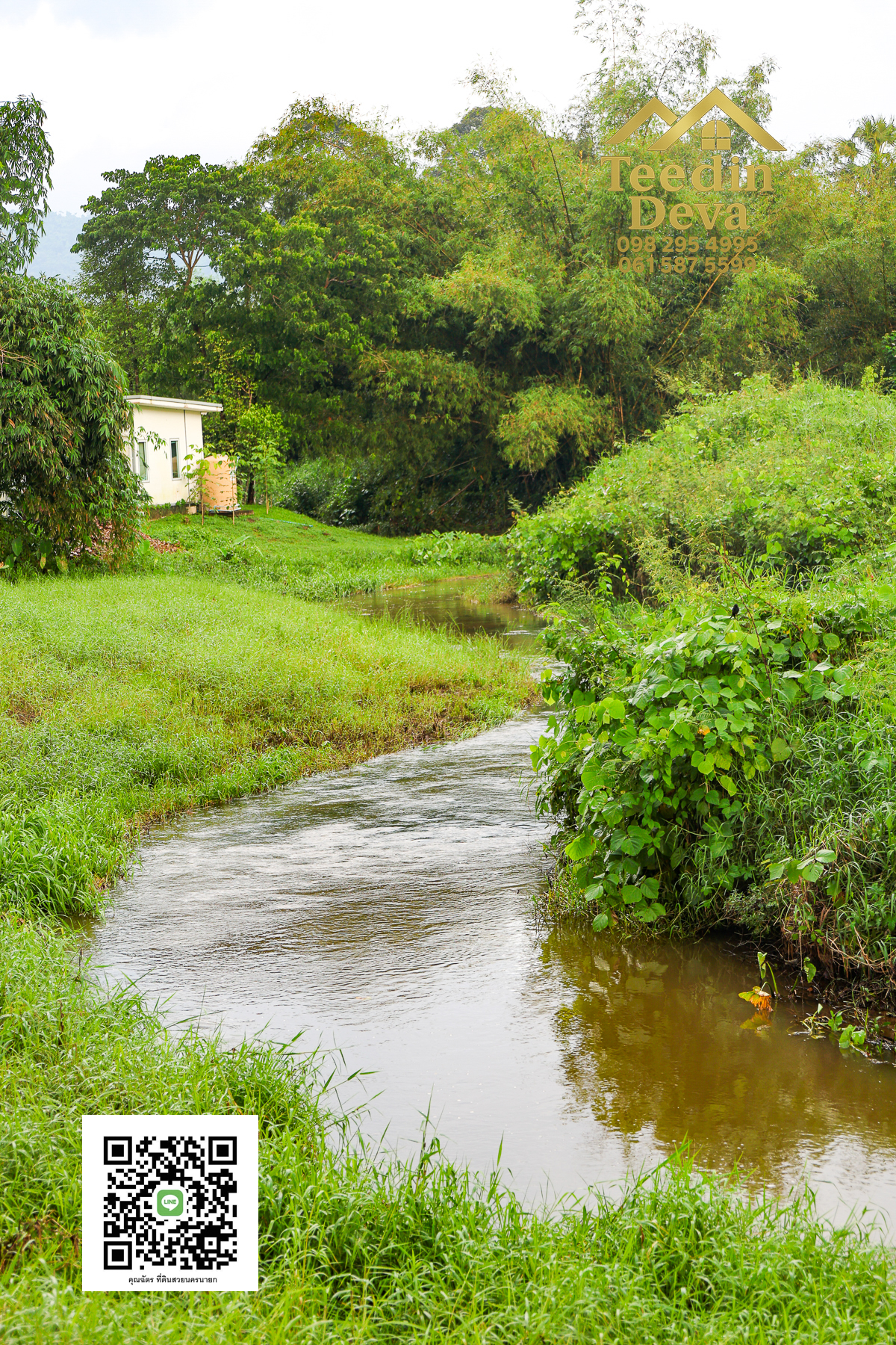 🌿 สร้างบ้านในฝัน วิวเขาใหญ่ ติดริมลำธารธรรมชาติ 237 ตร.ว. ต.หินตั้ง อ.เมือง จ.นครนายก 🌄