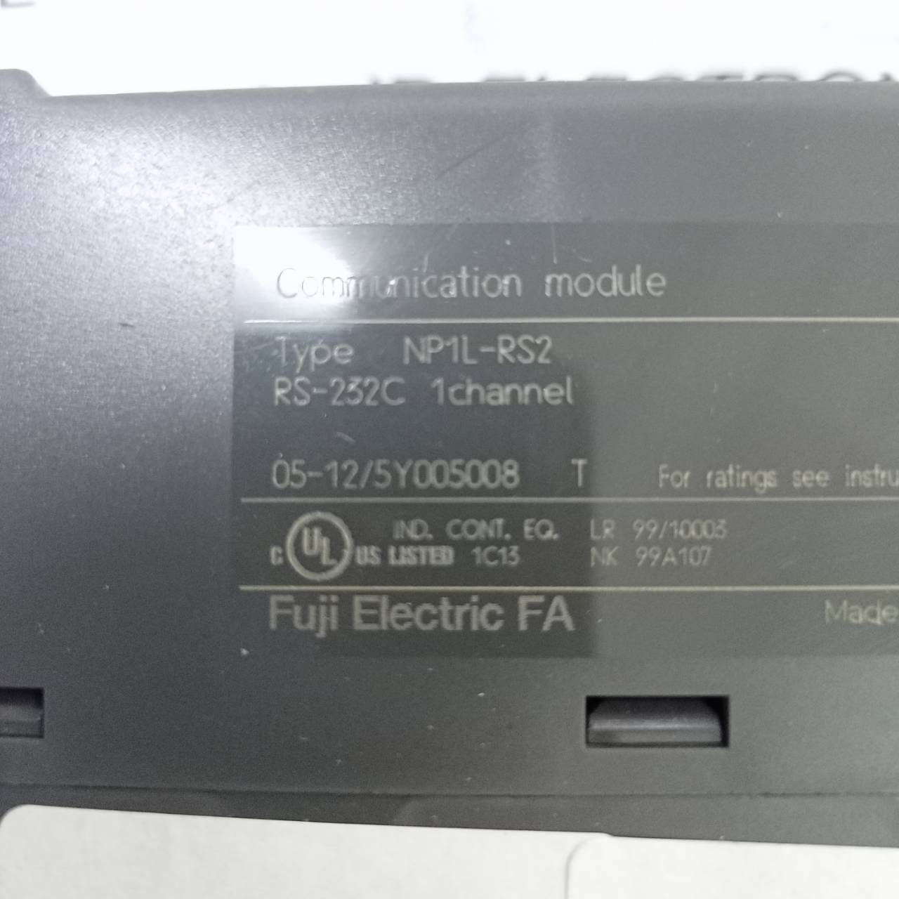 PLC " FUJI " MODEL : NP1L-RS2