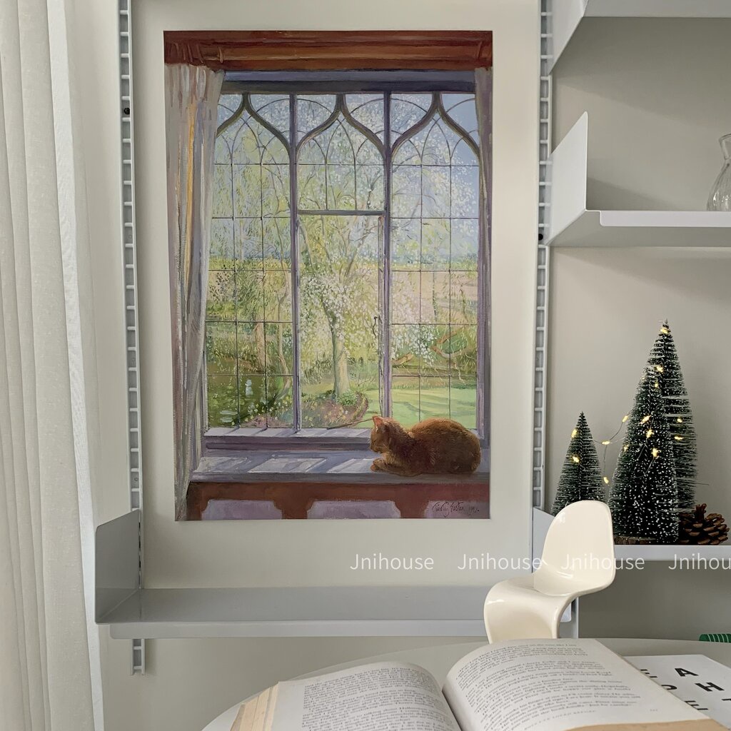 [พร้อมส่ง] Jnihouse : My window series canvas ภาพพิมพ์ผ้าแคนวาส 40x60 cm