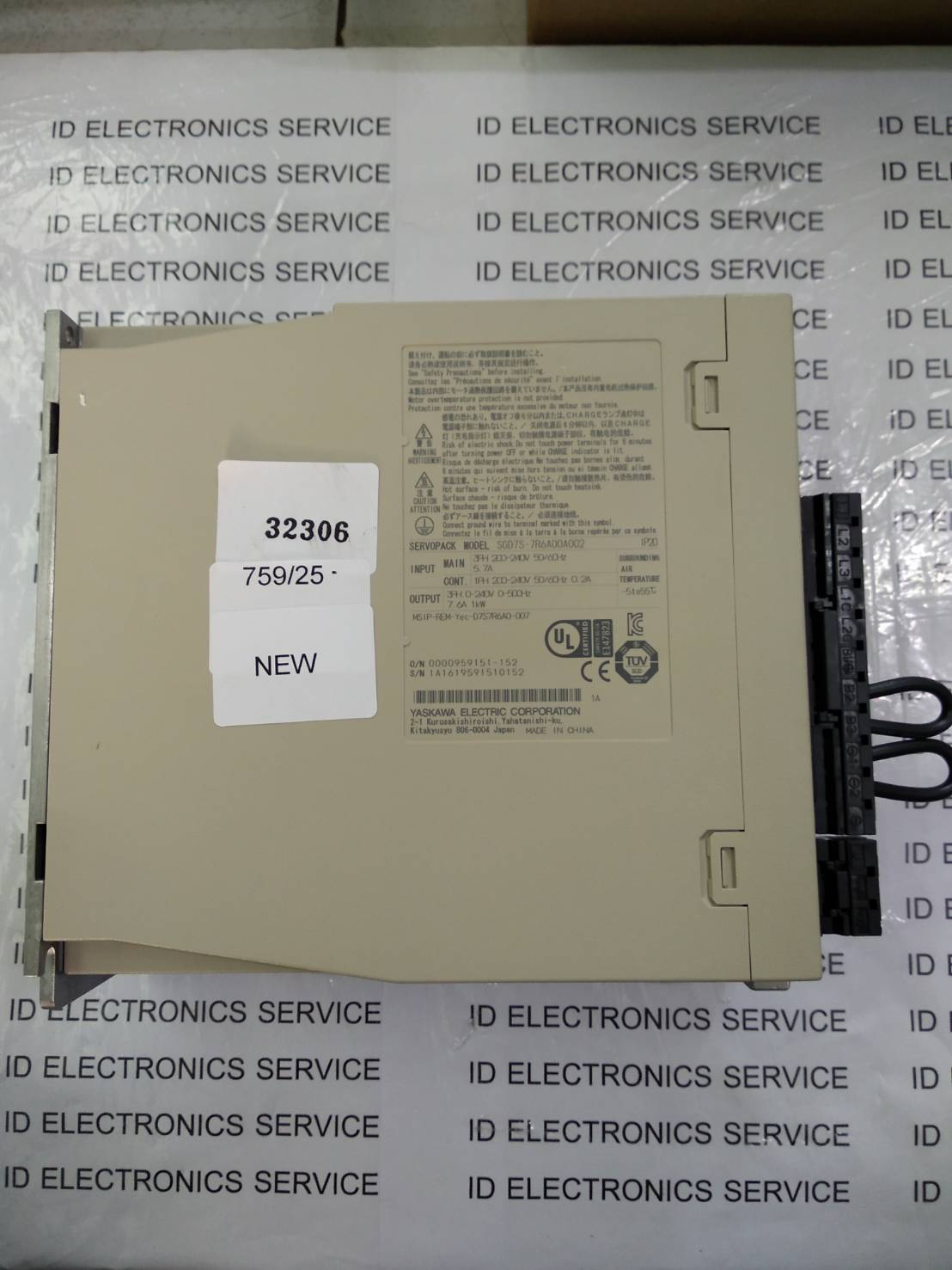 รับซ่อม SGD7S-7R6A00A002 SERVO DRIVE "YASKAWA"