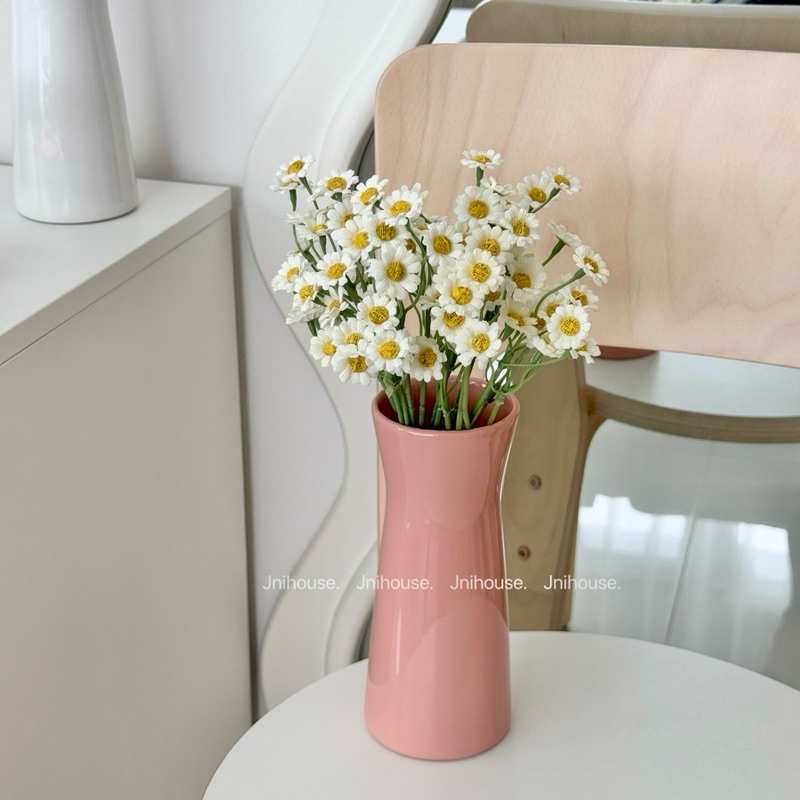 [พร้อมส่ง] Jnihouse : แจกันเซรามิก แจกันดอกไม้ทรงกระบอก (Vase)