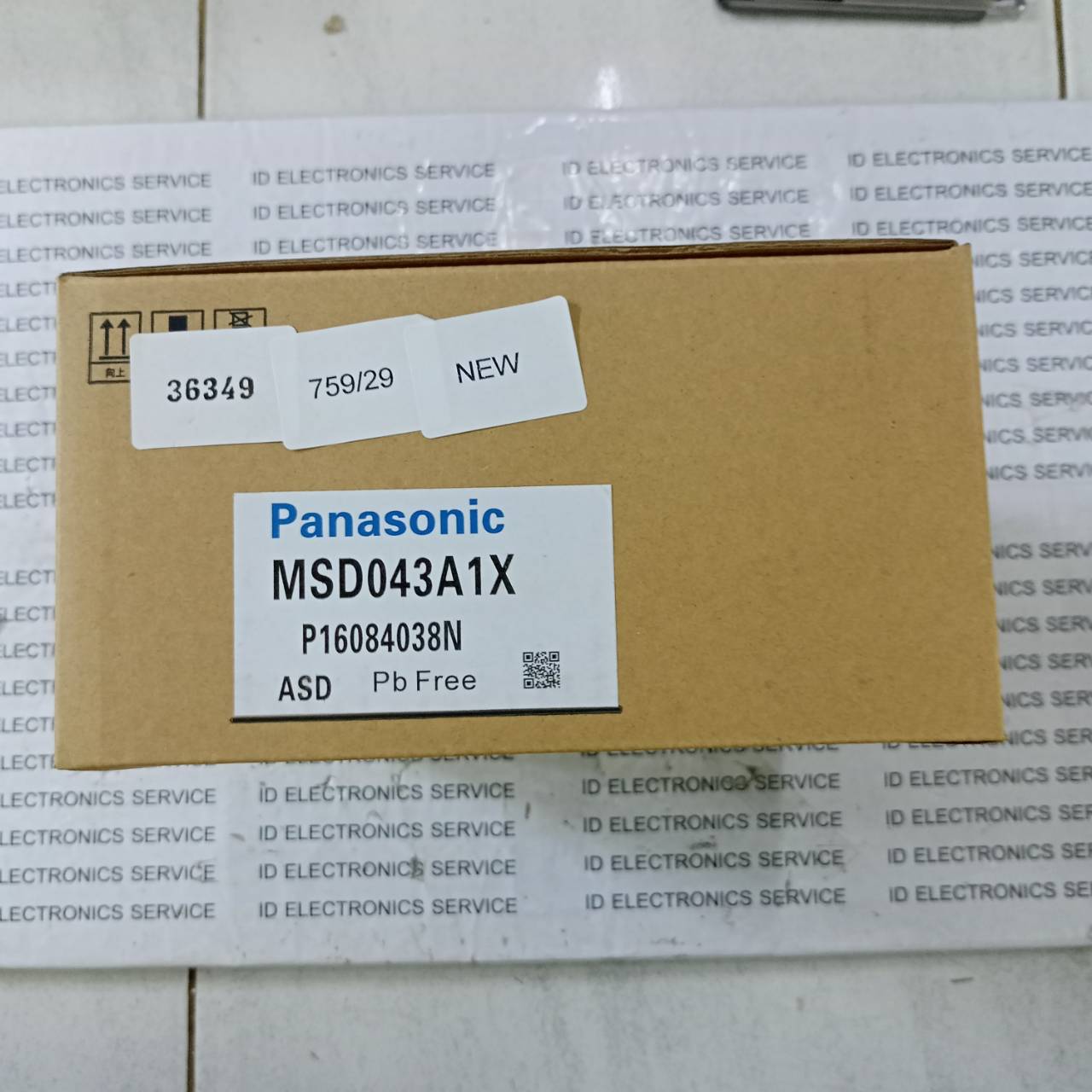 SERVO DRIVE " PANASONIC " MODEL : MSD043A1X