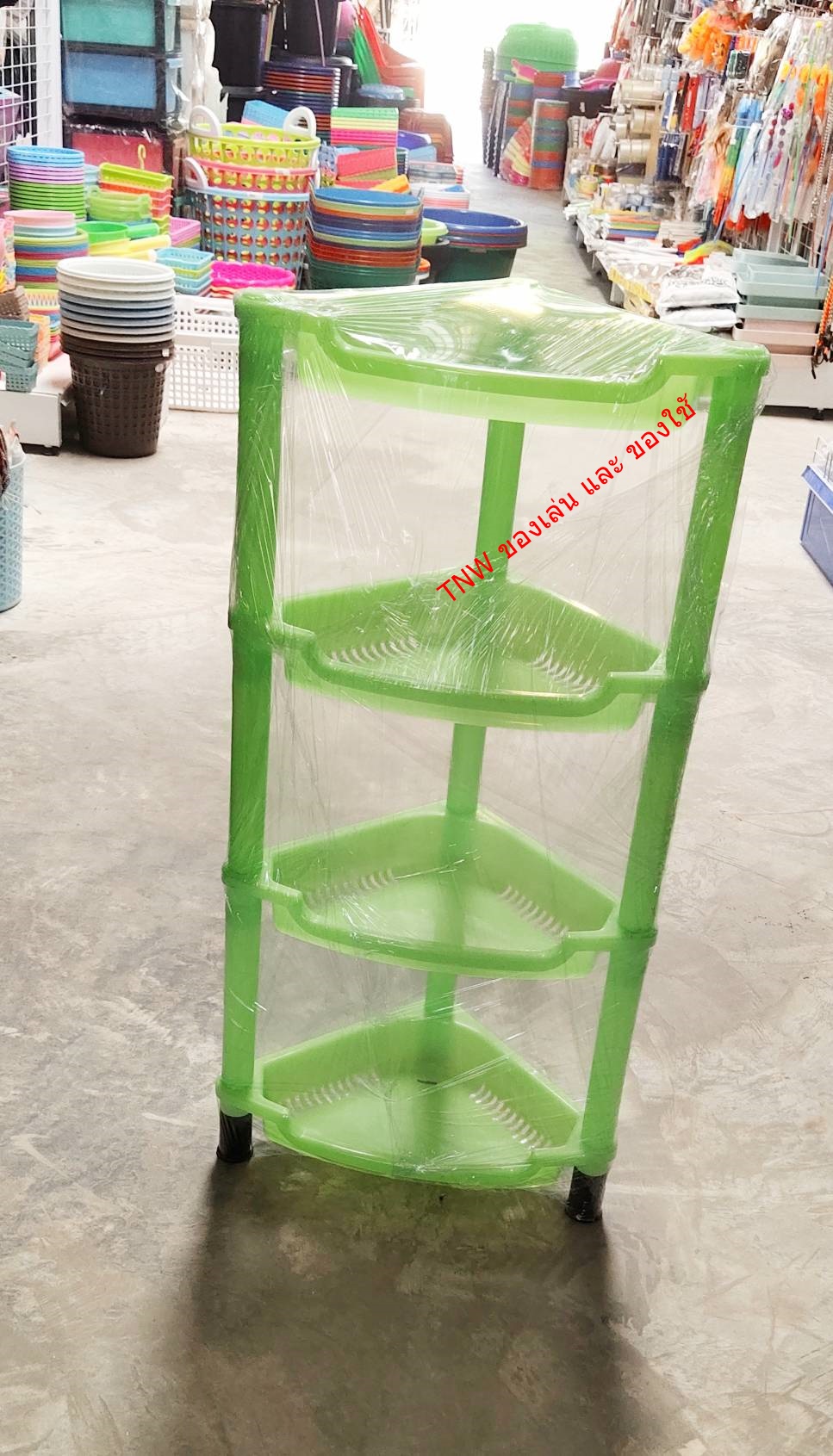 ชั้นวางของ ชั้นวางของอเนก ชั้นวางของในครัว ชั้นวางของในห้องน้ำ พลาสติก ประกอบง่าย คละสี