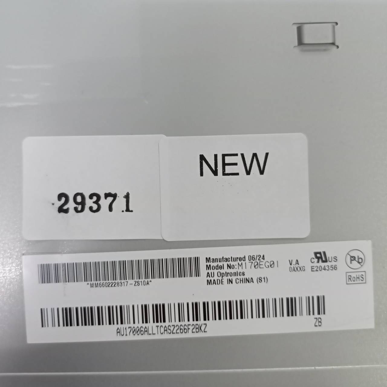 LCD PANEL " AUO " MODEL : M170EG01