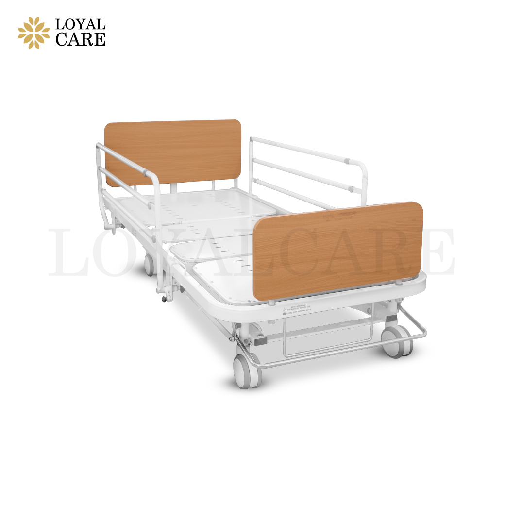 เตียงผู้ป่วยไฟฟ้าลายไม้ 3 ไกร์ (USA) ยี่ห้อ Invacare รุ่น 1601CL