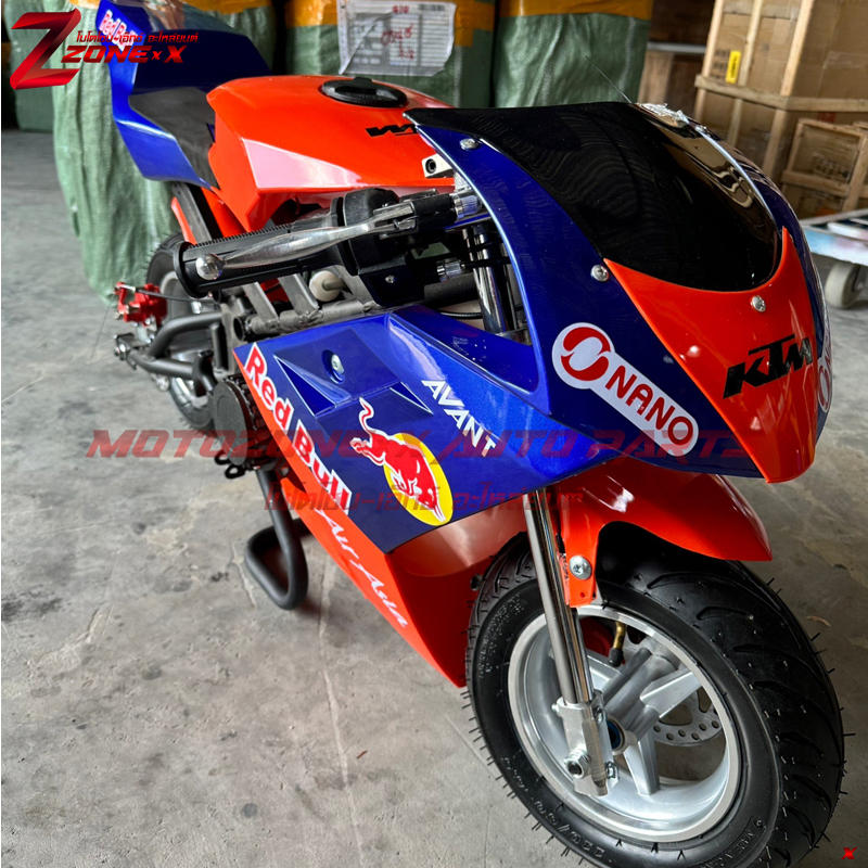 มอเตอร์ไซค์โมโตจีพีมินิสปอร์ต MotoGP Mini sport โซน-เอ็กซ์(ZONE-X) ZXPB02 49cc 6.5"