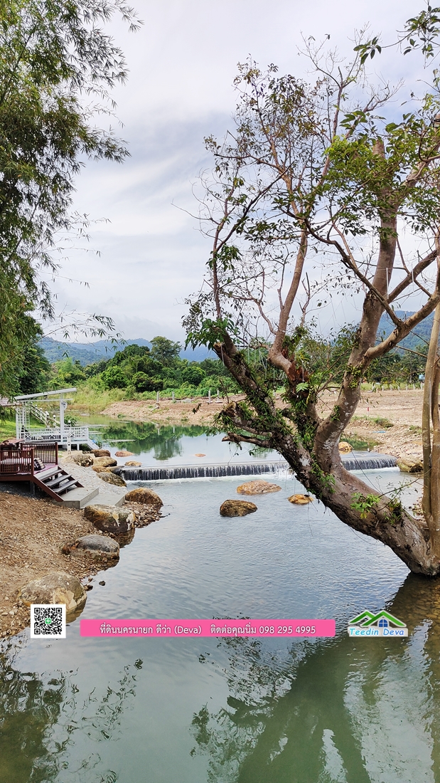 (🔴 ปิดการขาย) ที่ดินแปลงนี้สวย เหมาะกับ สร้างบ้านตากอากาศ อยู่ริมลำธาร วิวภูเขา ลงแช่น้ำเย็นๆ จากลำธารธรรมชาติ ที่ไหลมาจาก อุทยานแห่งชาติ เขาใหญ่