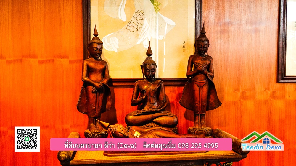 บ้านไทยประยุกต์ พร้อมสวนผลไม้ พืชผักสวนครัว ใกล้กับตัวเมืองนครนายก