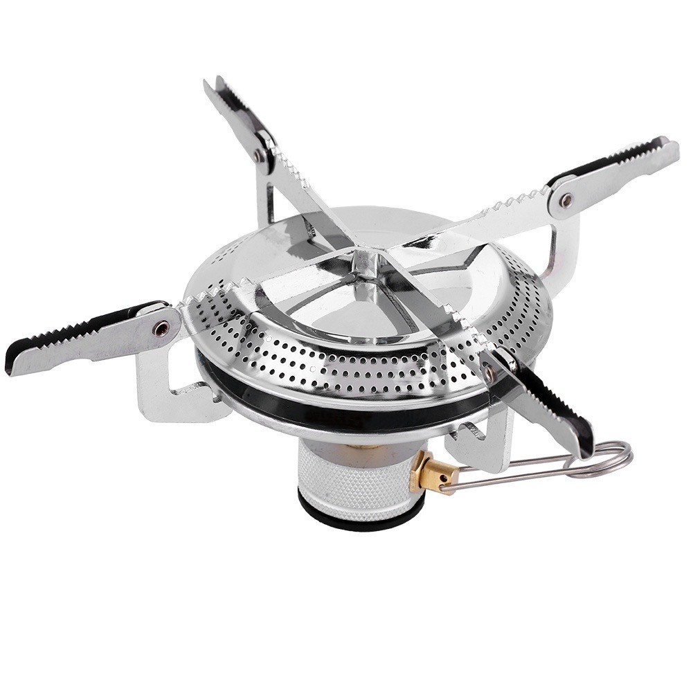 หัวเตาแก๊ส สแตนเลสทนความร้อน กางออกและหุบเข้าได้