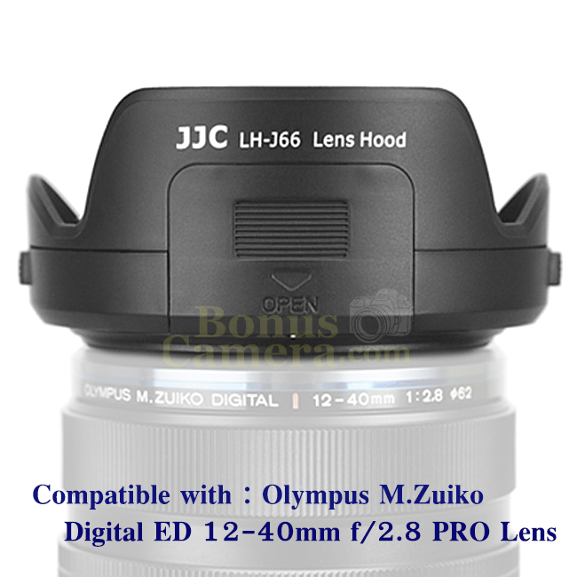 LH-66 ฮู้ดสีดำสำหรับเลนส์ Olympus M.Zuiko Digital ED 12-40mm f/2.8 PRO Lens Hood