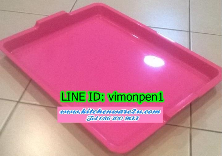 P10007 ถาดเสริฟเหลี่ยม สีหวาน SN (ราคาส่งต่อ 1 โหล: 12 ใบ) ขายส่งทุกอย่าง 20 บาท