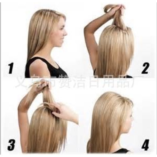 ที่ทำผมหน้าพอง / หมอนรองผมทำผมพอง แบบ แท่งพลาสติก 5ชิ้น