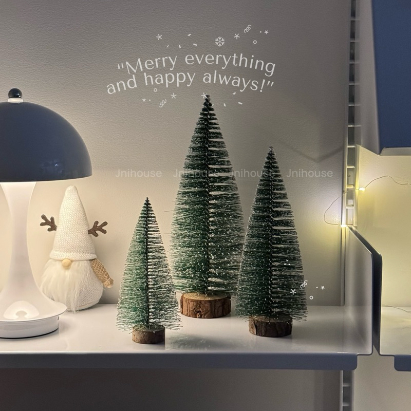 [พร้อมส่ง] Jnihouse : ต้นคริสต์มาสเซต 3 ต้น พร้อมไฟประดับ
