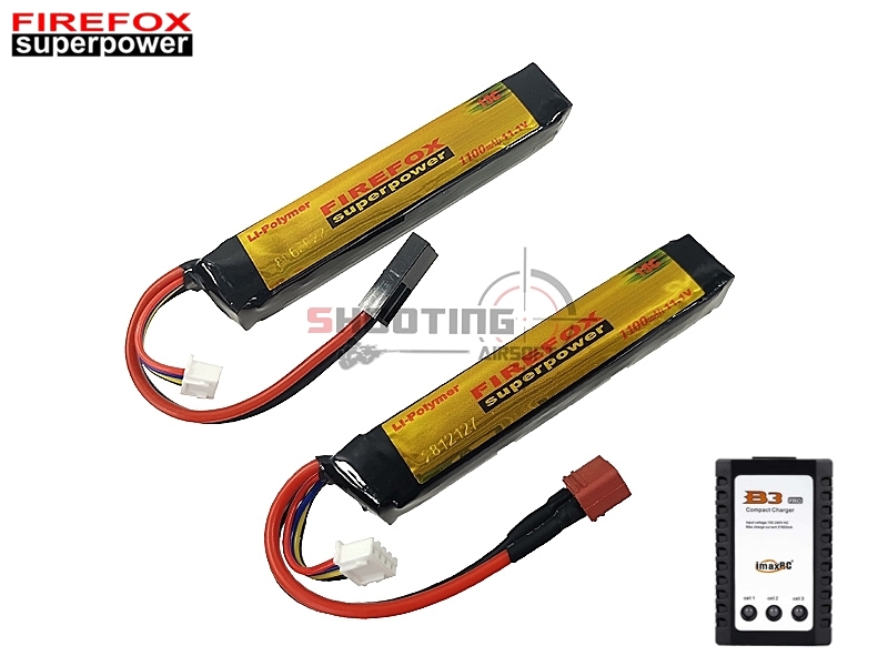 Set แบตลิโพ Firefox 15c 1100mAh 11.1v พร้อมเครื่องชาร์จ B3