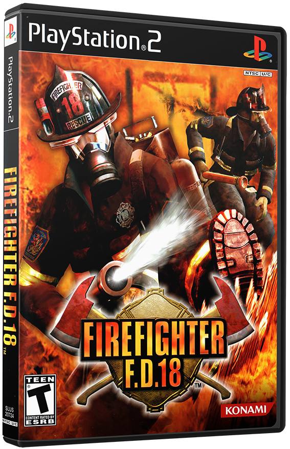 แผ่นเกมส์ PS2 : Firefighter F.D. 18