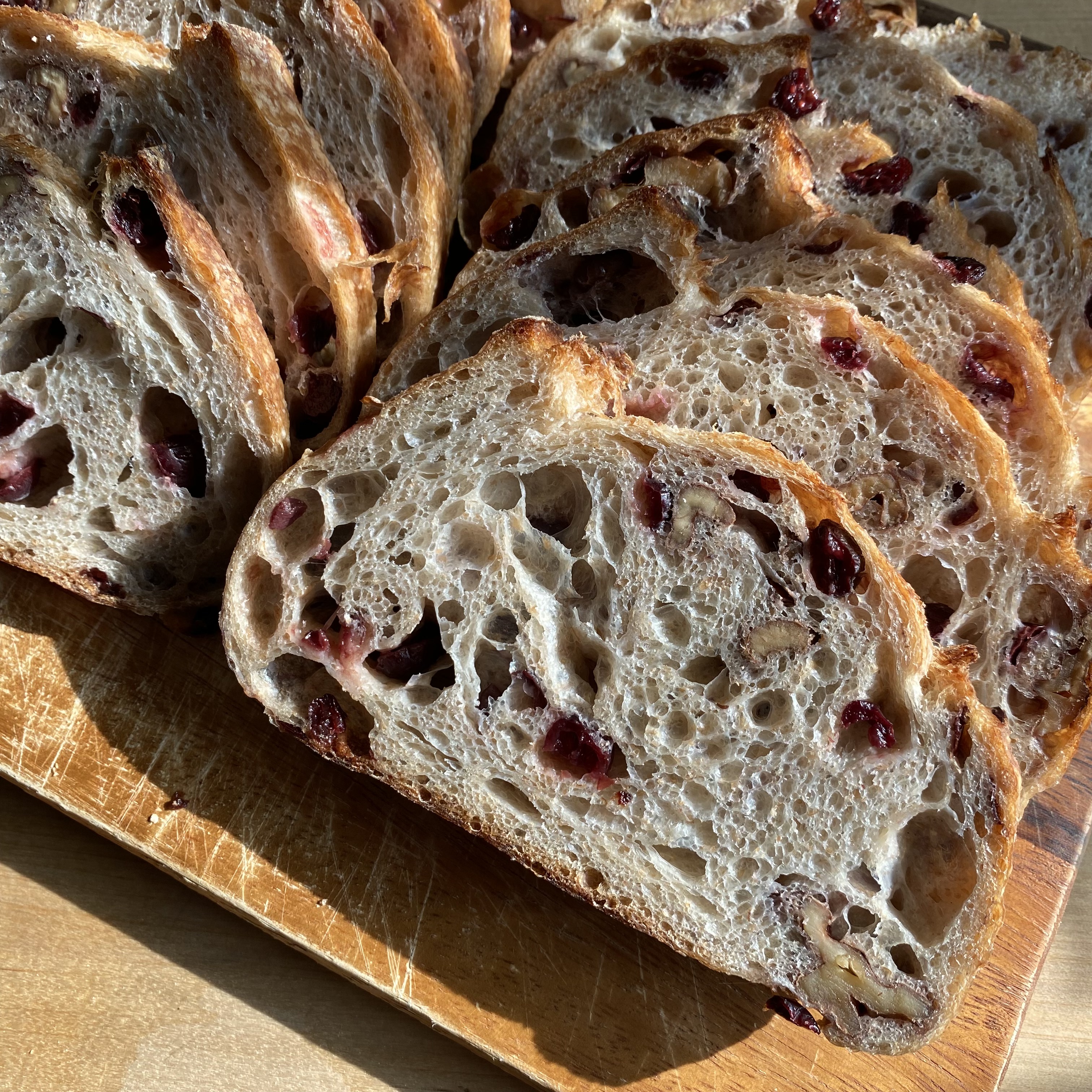 Walnut & Cranberry Sourdough