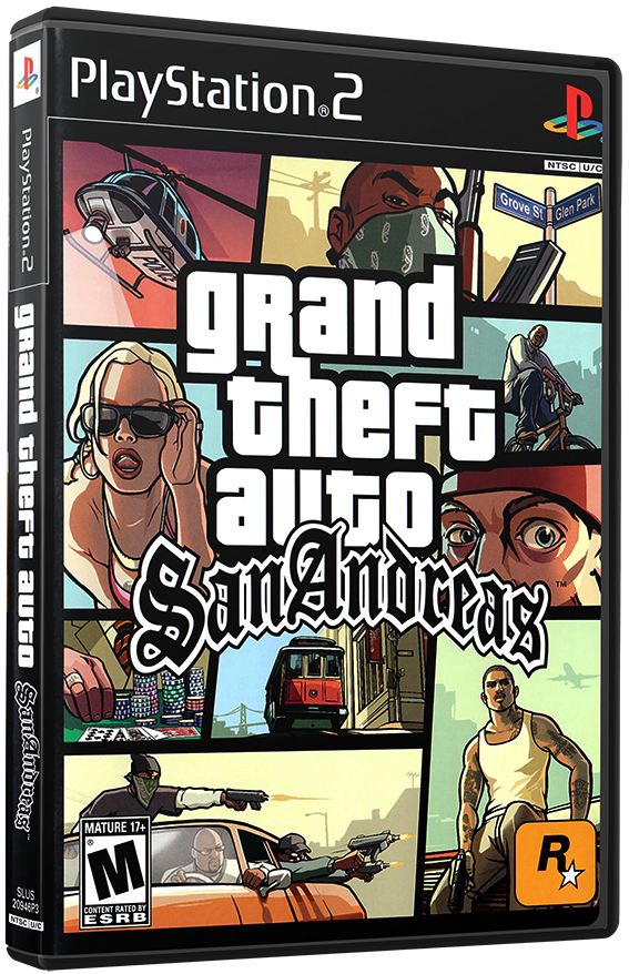 แผ่นเกมส์ PS2 : Grand Theft Auto - San Andreas
