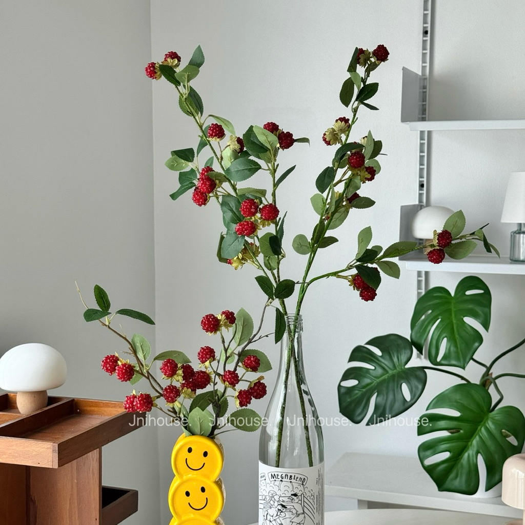 [พร้อมส่ง] Jnihouse : กิ่งราสเบอร์รี่ (Artificial raspberry branch)