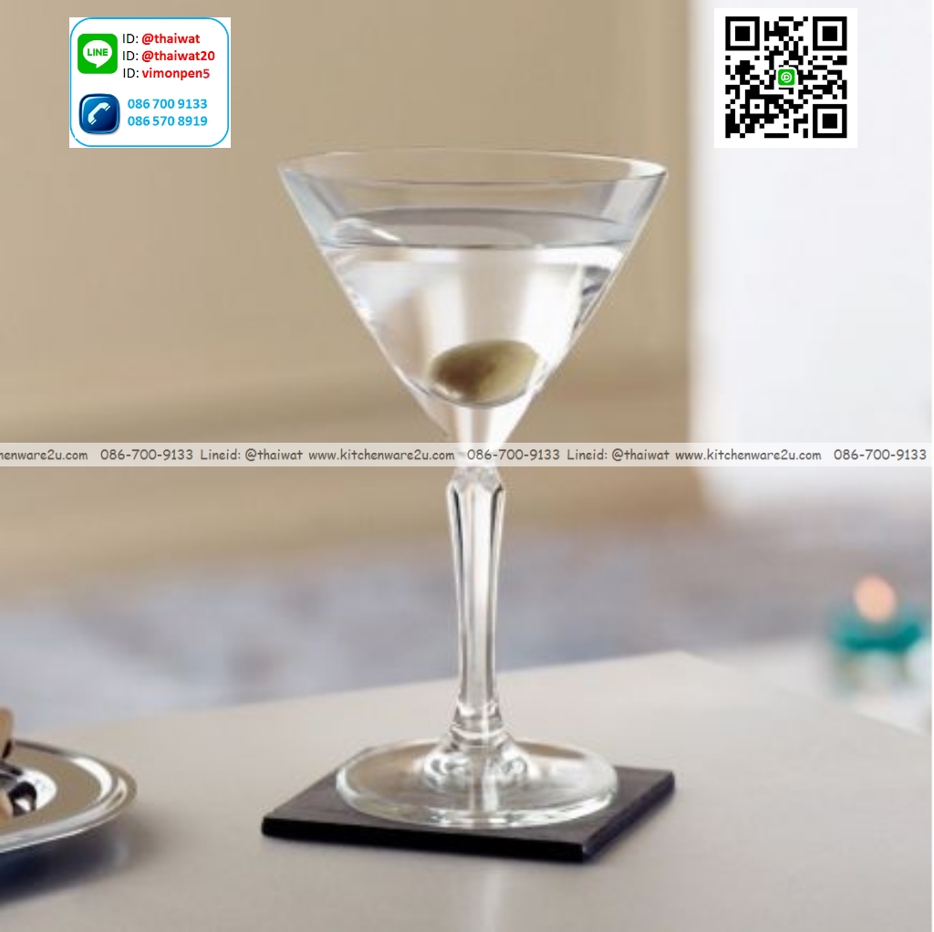 P12697 แก้วมีก้าน ใส่ไวน์ ใส่เครื่องดื่ม 7.5 Oz. 215 มิล (10*10*16.6 cm) No.1527C07 ราคาขายส่งต่อ 1 ลัง : 24 ใบ: เฉลี่ย 92.5 บต่อใบ