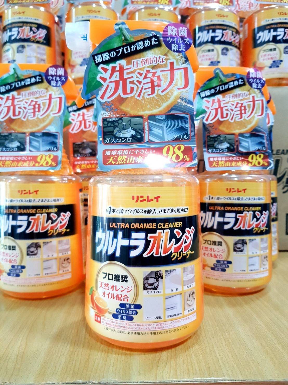 ผลิตภัณฑ์ทำความสะอาด Rinrei Ultra orange cleaner 700 ml