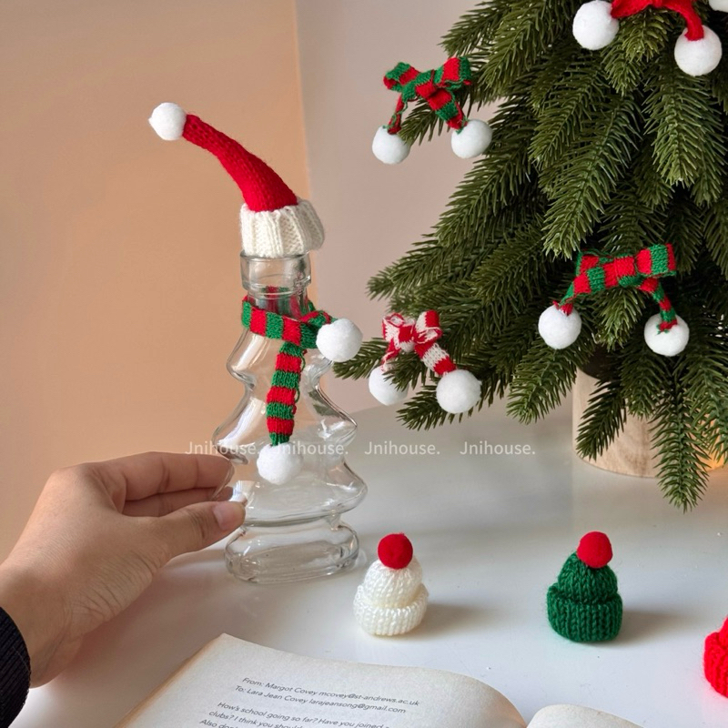 [พร้อมส่ง] Jnihouse : หมวกประดับคริสต์มาส โบว์คริสต์มาส (decorative Christmas hat)