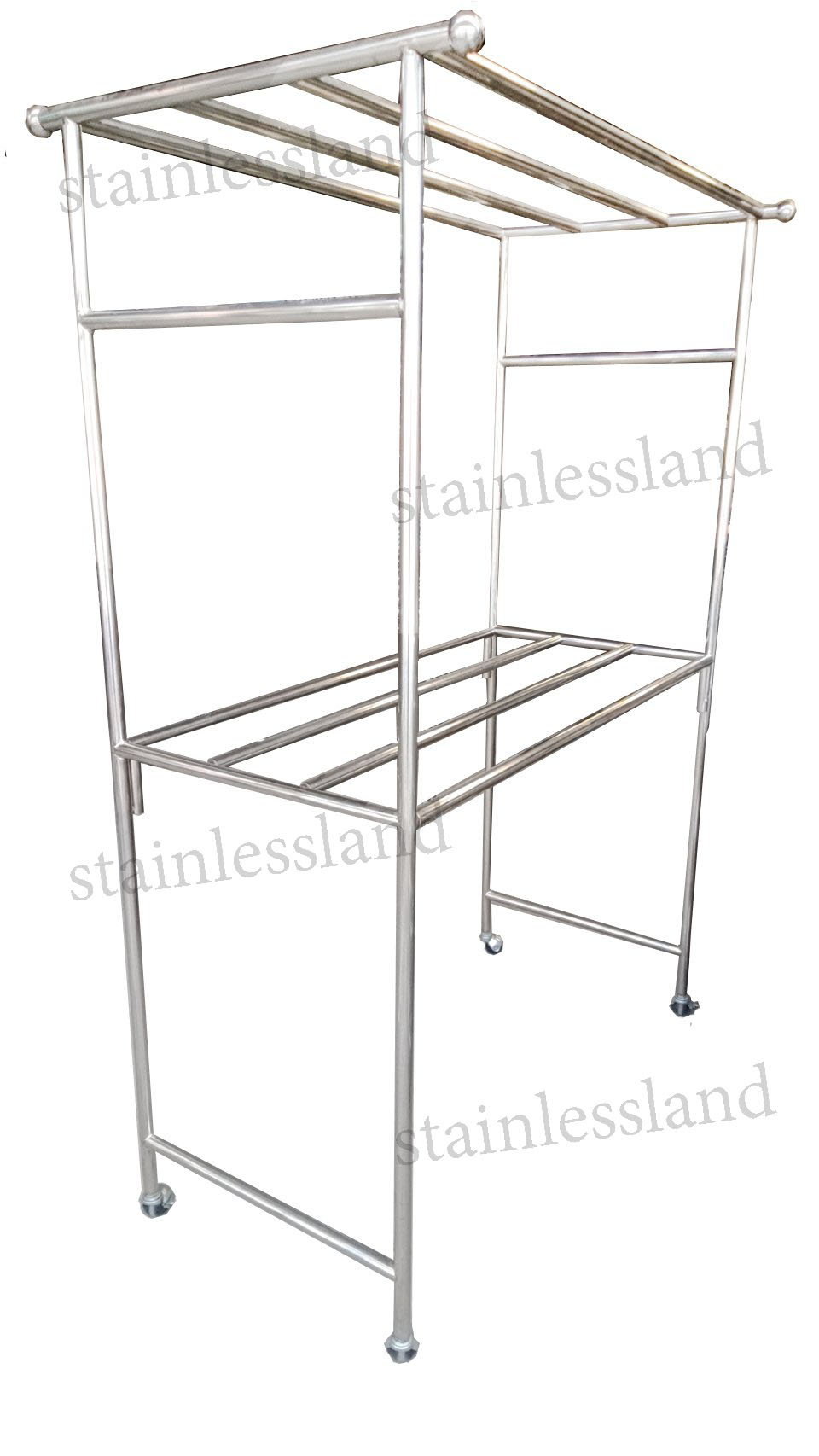 ราวตากผ้า S304 ขนาด 75*200*180 cm ท่อ 1 นิ้ว