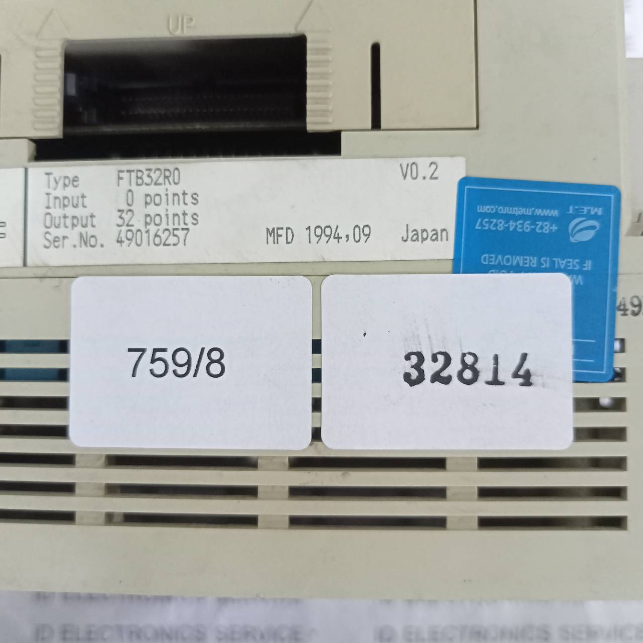 PLC " FUJI " MODEL : FTB32R0