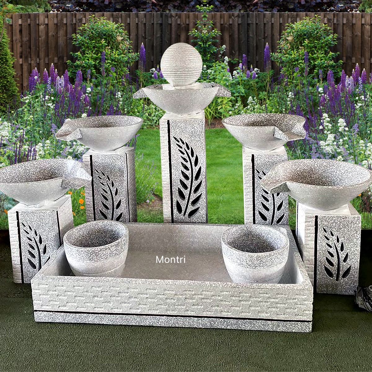 ชุดน้ำตกน้ำริน ขนาดใหญ่ 5 ระดับ ช่วยให้บ้านร่มรื่น เย็นสบาย เสริมฮวงจุ้ย บริการจัดส่งพร้อมติดตั้งทั่วประเทศ