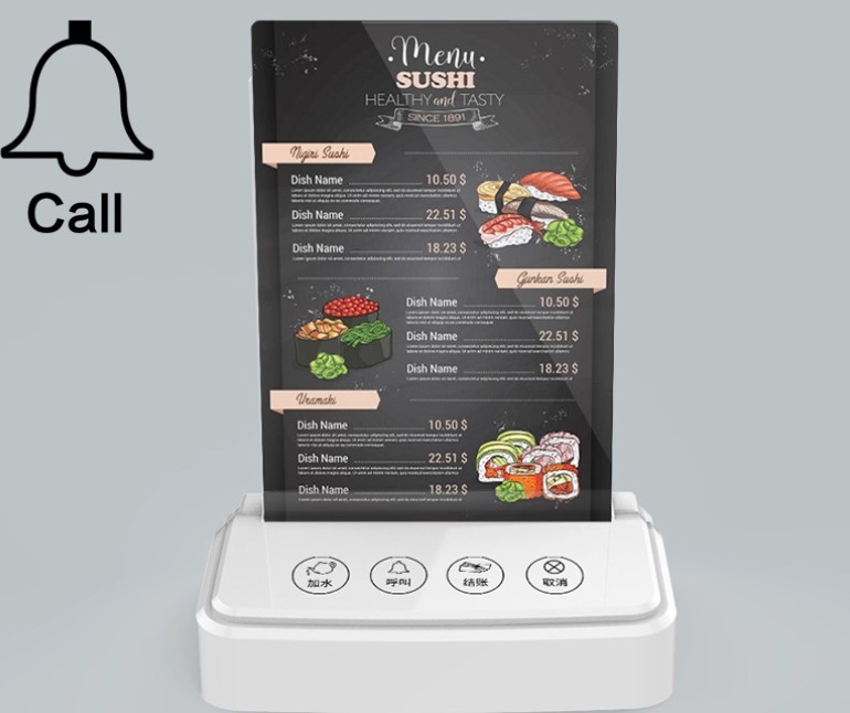 เครื่องเรียกพนักงานไร้สายสำหรับร้านอาหาร คาเฟ่ โรงพยาบาล